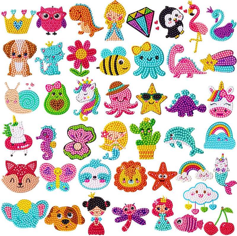 Diamond Painting Kits Diamond Art Kits for Kids 44Pcs Diamond Painting Stickers