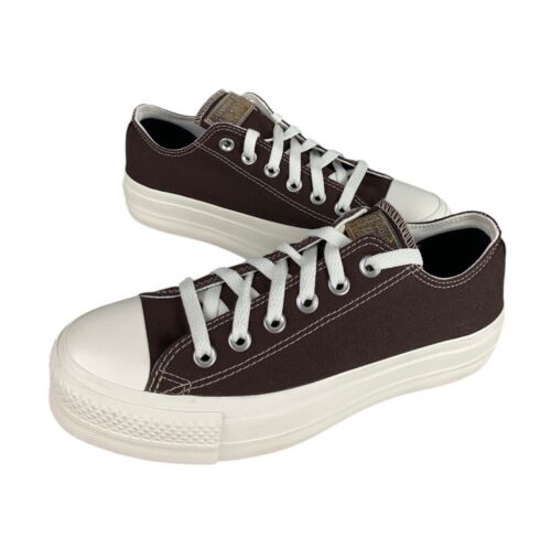 НОВЫЕ женские туфли Converse Chuck Taylor All Star Lift Ox Brown Egret на заказ Sz 7