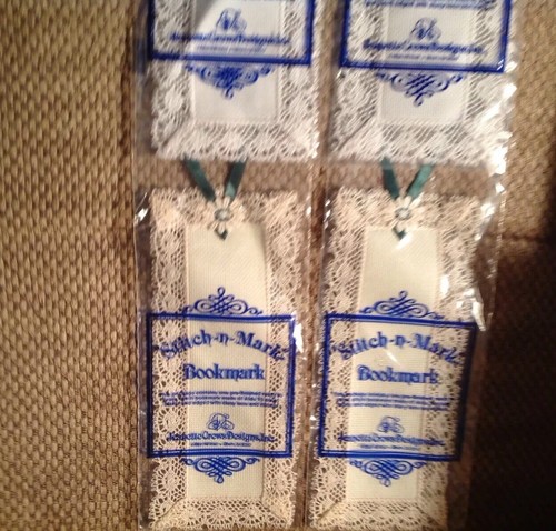 4 Stitch-N-Mark Designer Jeanette Crews Bookmarks for Cross Stitch 18 Ct.