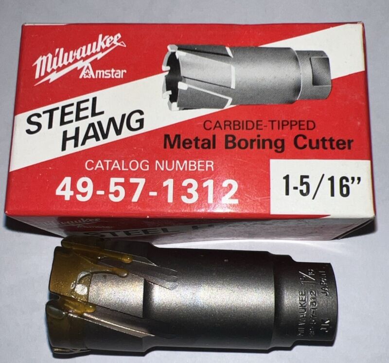 Milwaukee (49-57-1312)  1-5/16" Threaded Steel Hawg Cutter