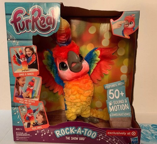 FurReal Rock-A-Too Talking Show Bird Target Exclusive. Hasbro. Free Batteries