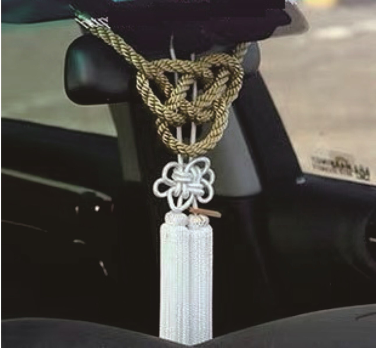 VIP Charm Junction Produce JDM Fusa Gold Kiku JP Knot White