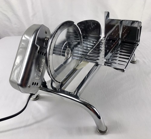 Vintage Rival 1101E/3 Electric Chrome Meat & Food Slicer Deli Kitchen