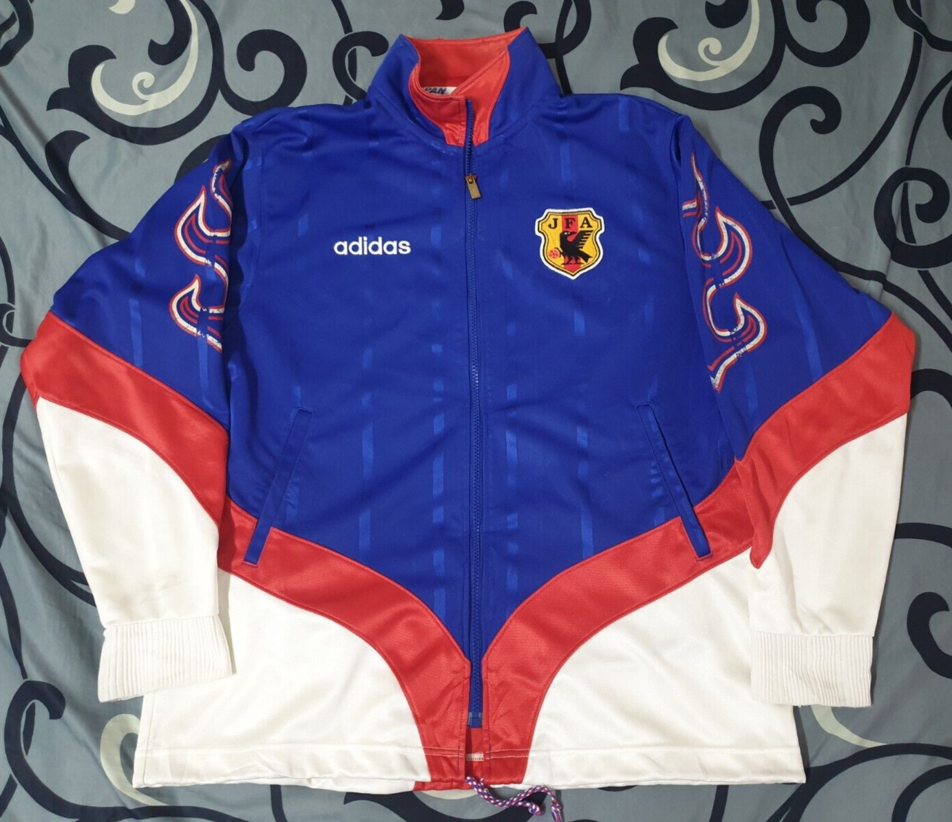 Vintage Fifa World Cup 1998 Japan Soccer Adidas Jacket SizeL
