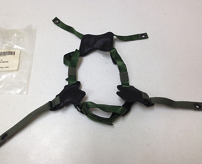 USMC ISSUED RETENTION STRAP OD GREEN CHIN STRAP M - L NIP