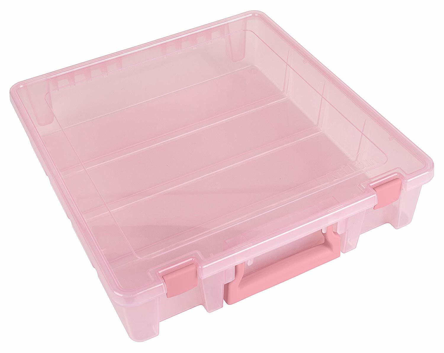 Super Satchel-1 Compartment Nullify Clear Acid-Free Stackable Plastic Container