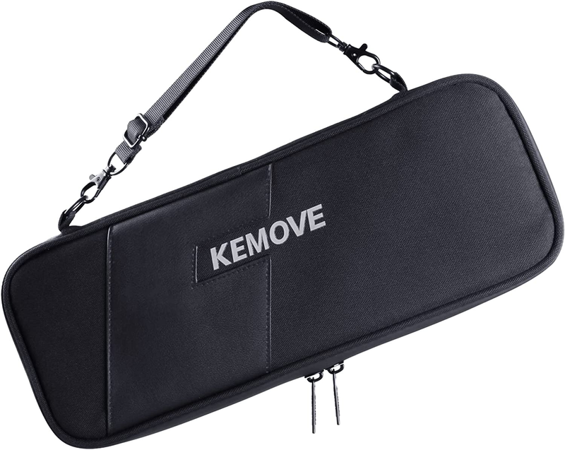 X DIERYA Keyboard Travel Case, Hard EVA Sleeve Carrying Cover Bag for 60% 65% Wi