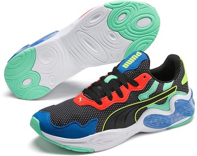 

Мужские кроссовки Puma Cell Magma Blk/Lava Blast/Grn (193126 03), Puma black/lava blast/green glimmer, Puma Cell Magma