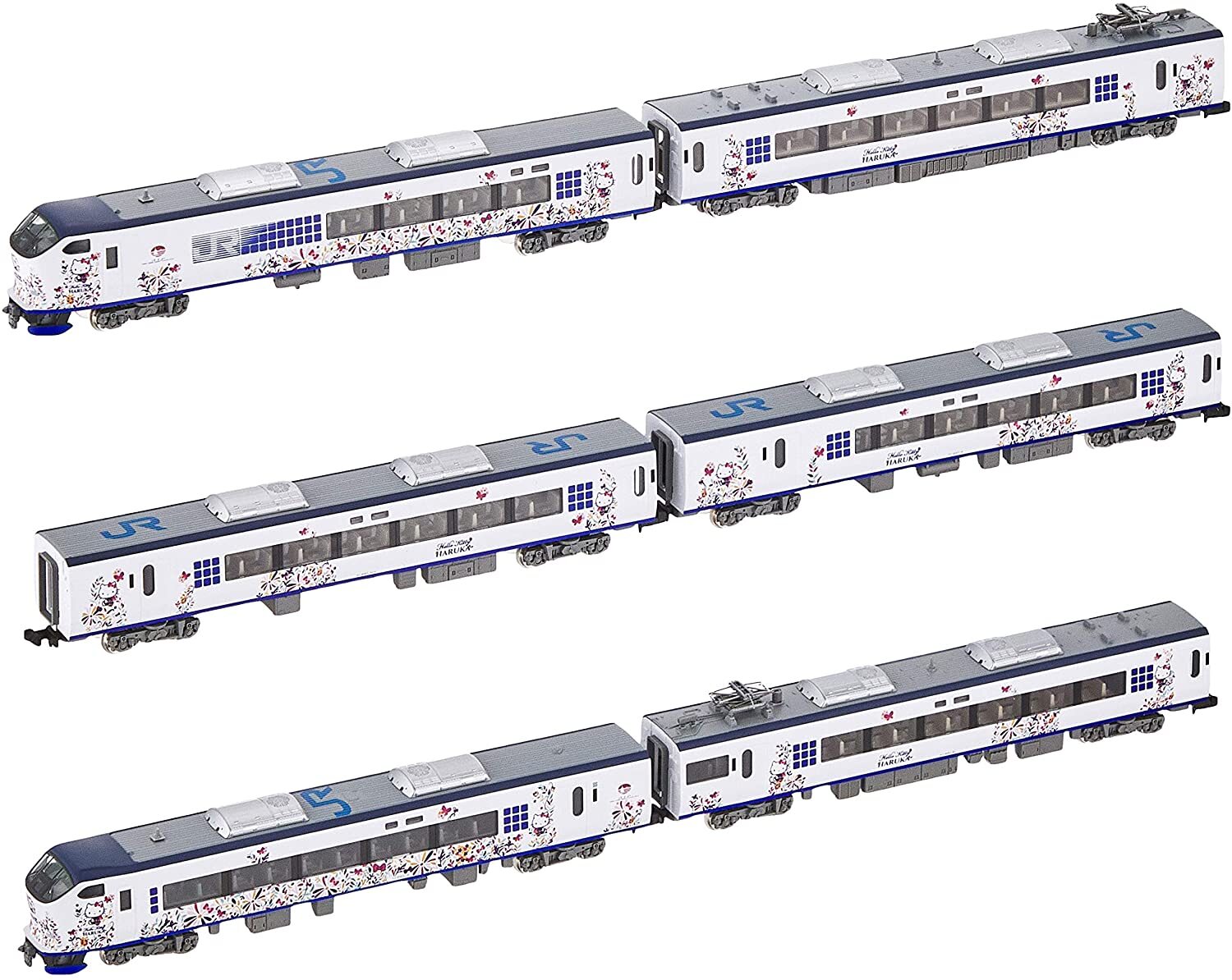 ♡♡♡ TOMIX N gauge 281 series Hello Kitty Haruka ・ Butterfly set