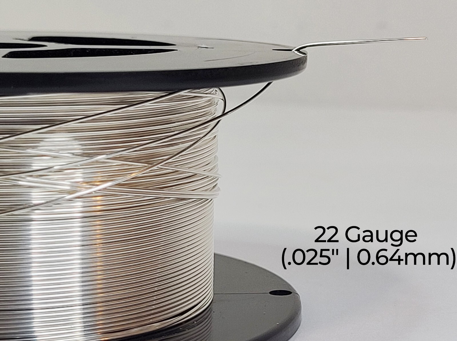 925 Sterling Silver Wire | Round | Dead Soft | 10-32 Gauge | 1-10 Ft | USA 