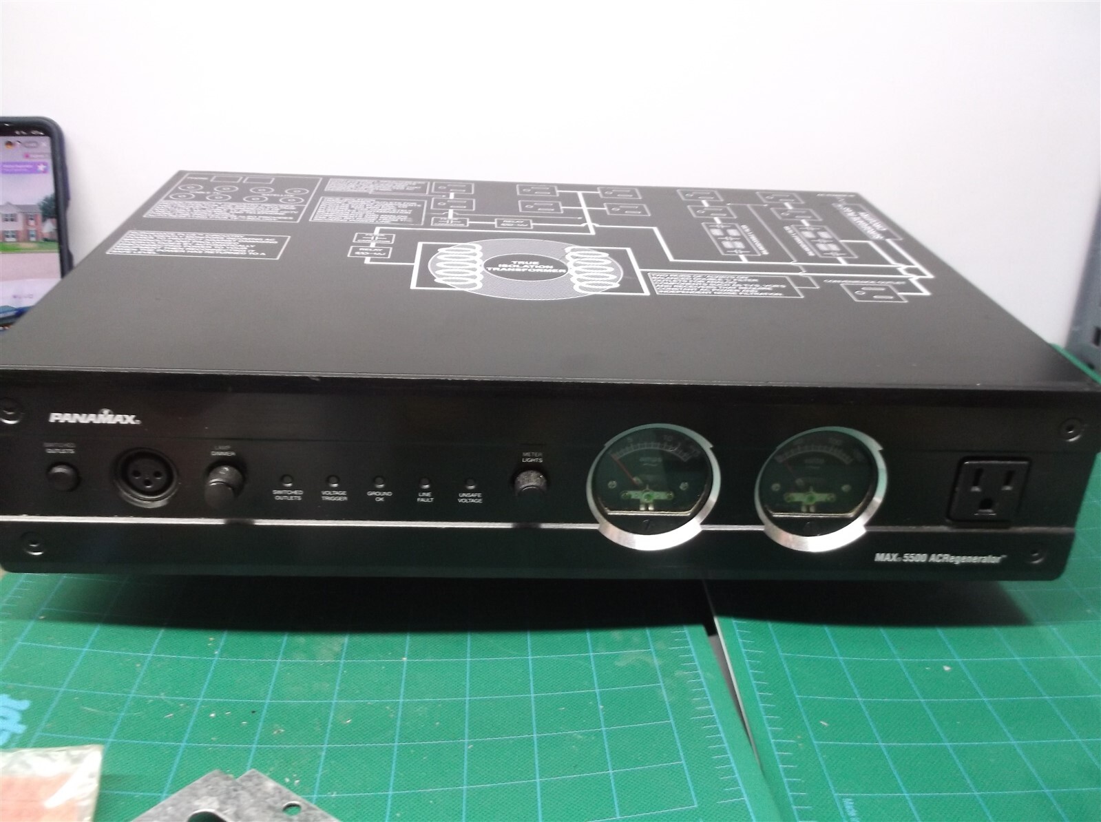 Panamax MAX 5500 AC Regenerator A/V Power Protection & Line