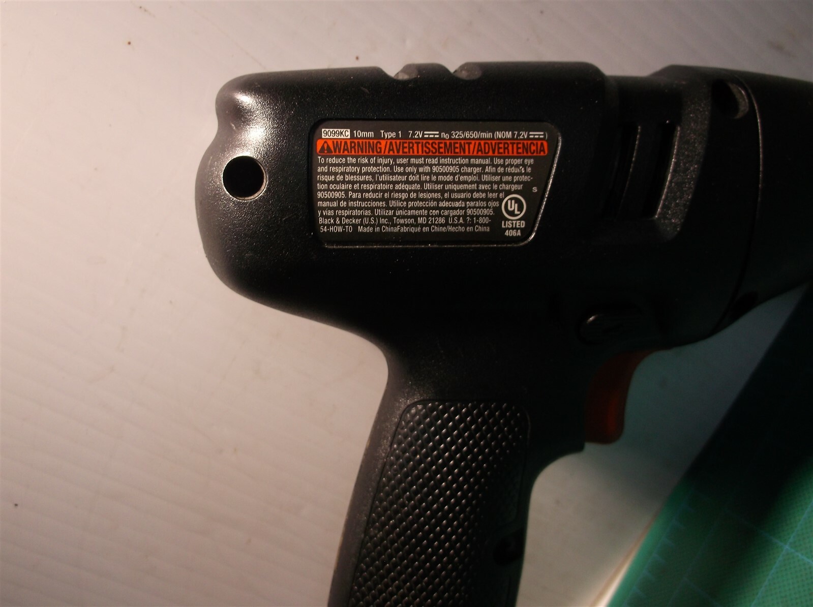 Black Decker 9099KC 7.2 Volt Cordless Drill With Keyless Chuck No Charger eBay
