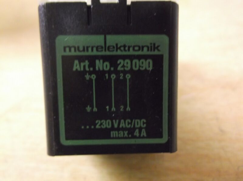 New Murr Elektronik 29090 230v Ac/dc Valve W/ Cover & Hardware *free Shipping*