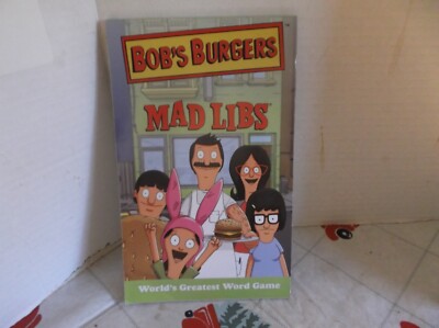 Mad Libs Bob's Burger