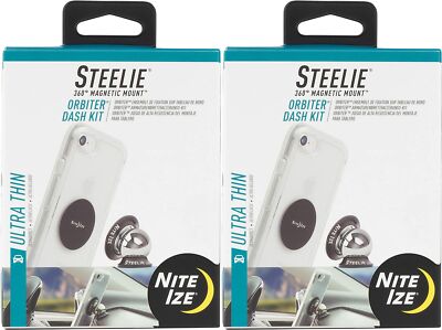 Nite Ize Steelie 360° Magnetic Mount Orbiter Dash Kit (2-Pack)