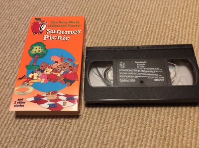 The Busy World Of Richard Scary Summer Picnic VHS