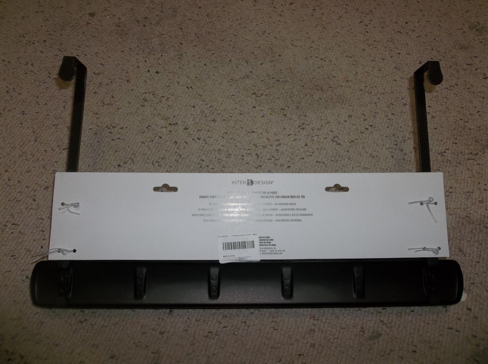 SET OF 2.!!! InterDesign Bruschia Over Door  Rack – Organizer Hooks for Coats