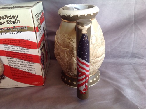NEW- Miller Brewing Co.  Stein Norman Rockwell 2002 Package from Home