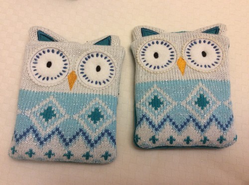 Pair Francesca’s Owls Click And Heat Hand Warmers NEW Free Shipping
