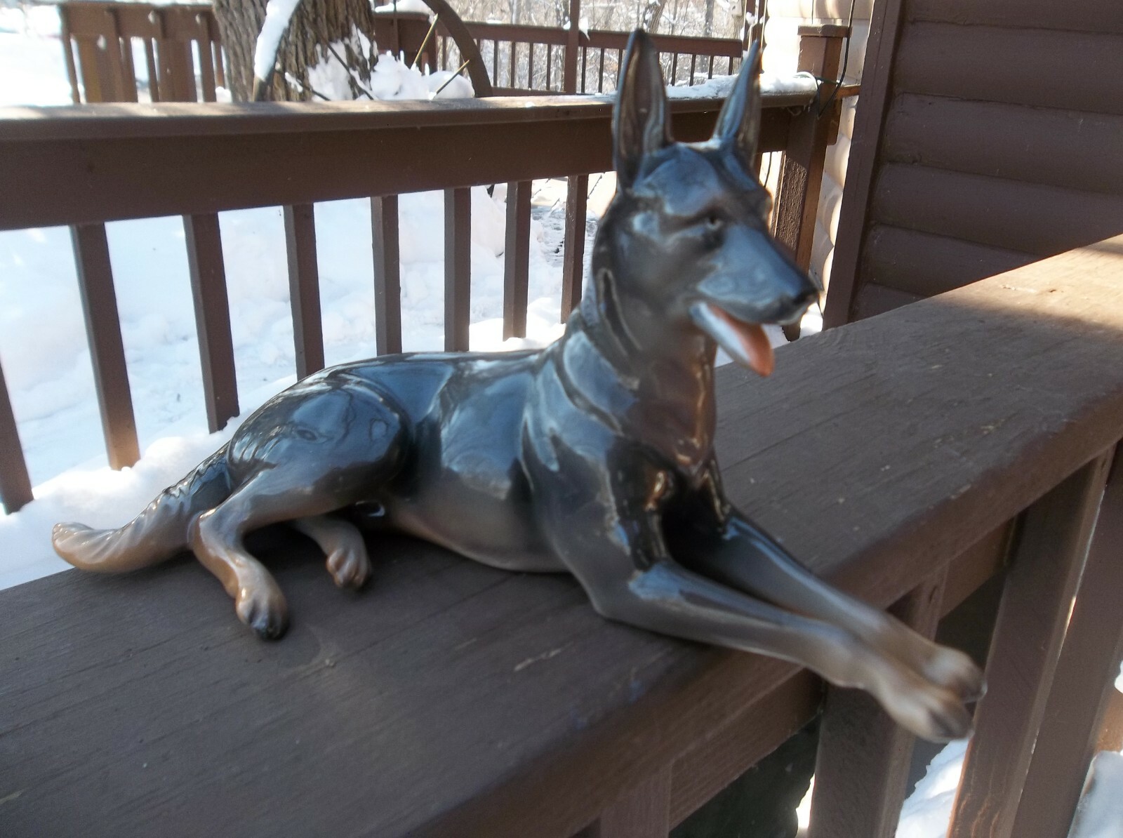 CLEAN ANTIQUE  BAVARIA GERMANY GERMAN SHEPARD ...