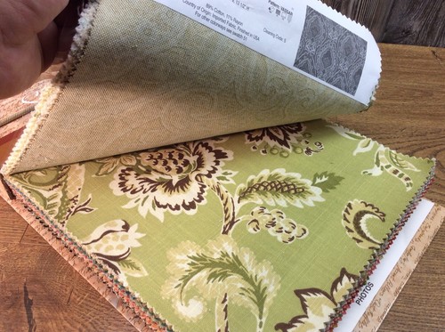 Home Interior Fabric Textile Sample Book Crafts Dollhouse Excellent Condition B6