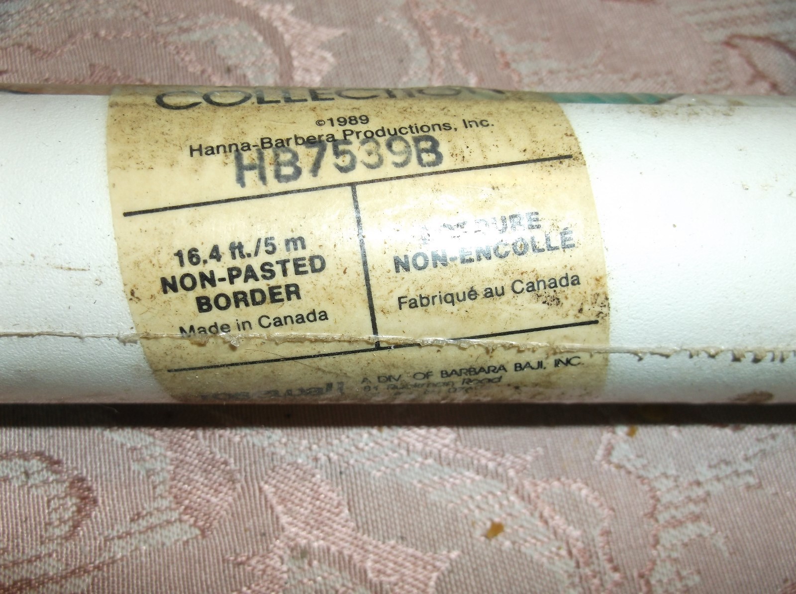 5 rolls vintage yogi bear and boo boo hanna barbera 1989 wall paper border