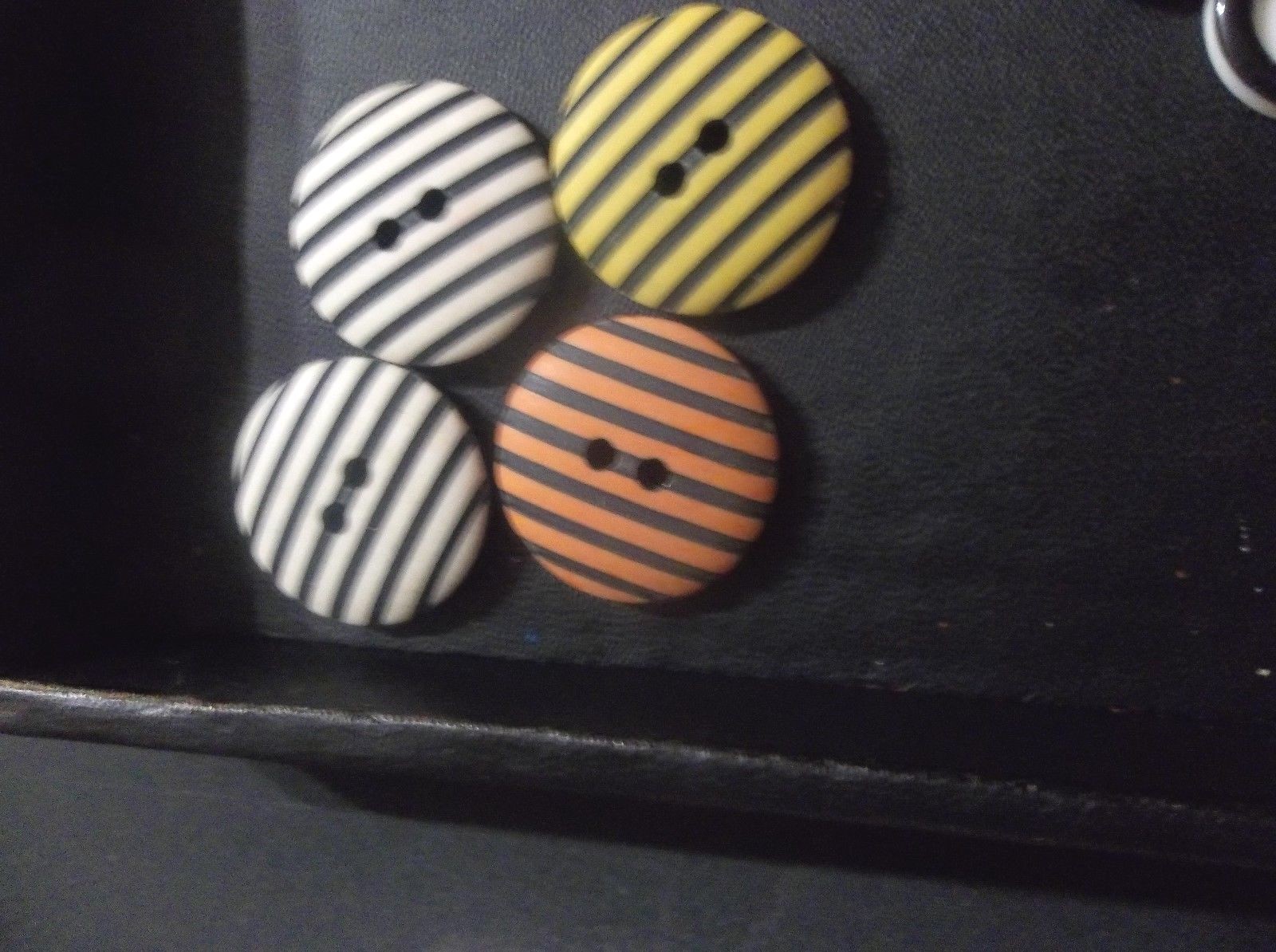 MARY KAY'S LARGE JEWELRY/MAKE-UP CASE 2 LEVELS,WIT ADDED ANTIQUE,VINTAGE BUTTONS