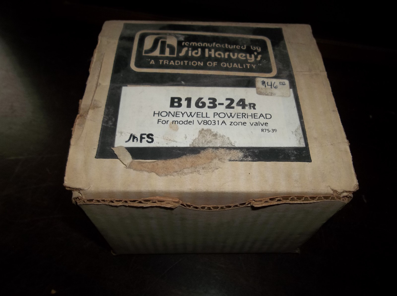 Sid Harvey B163-24R Honeywell  Power Head Assy Zone Valve V8031A