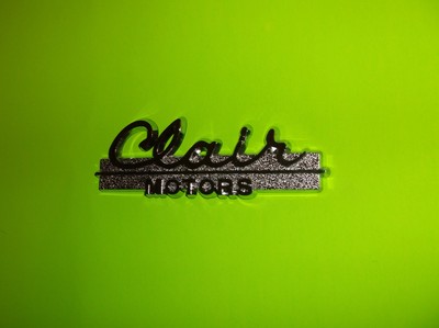 CLAIR MOTORS.   Boston, Ma.   AUTOMOBILE DEALER EMBLEM BADGE.
