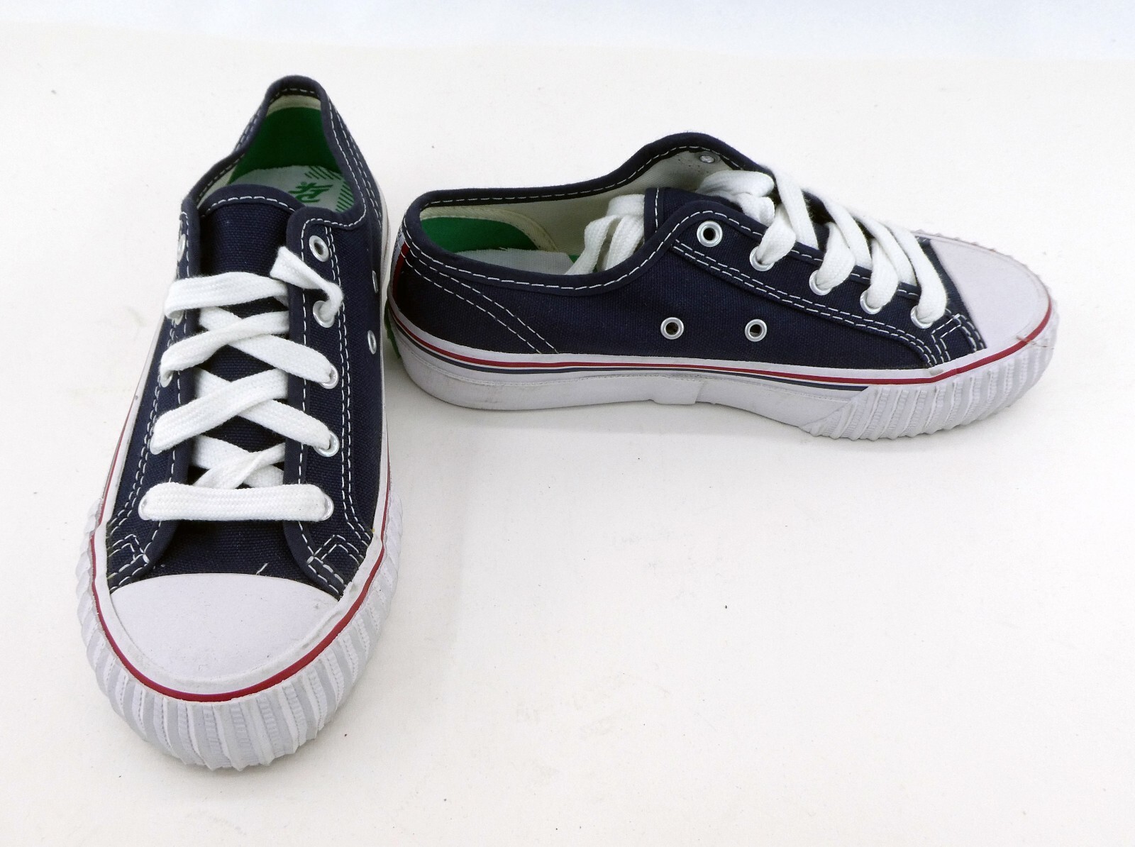 新品　PF-FLYERS センターＬＯ（検索コンバース、スタンスミス） PF Flyers Shoes Center Reissue Lo Navy Blue Sneaker Mismatch