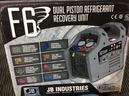 JB Industries F6-DP - Dual Piston Refrigerant Recovery Unit