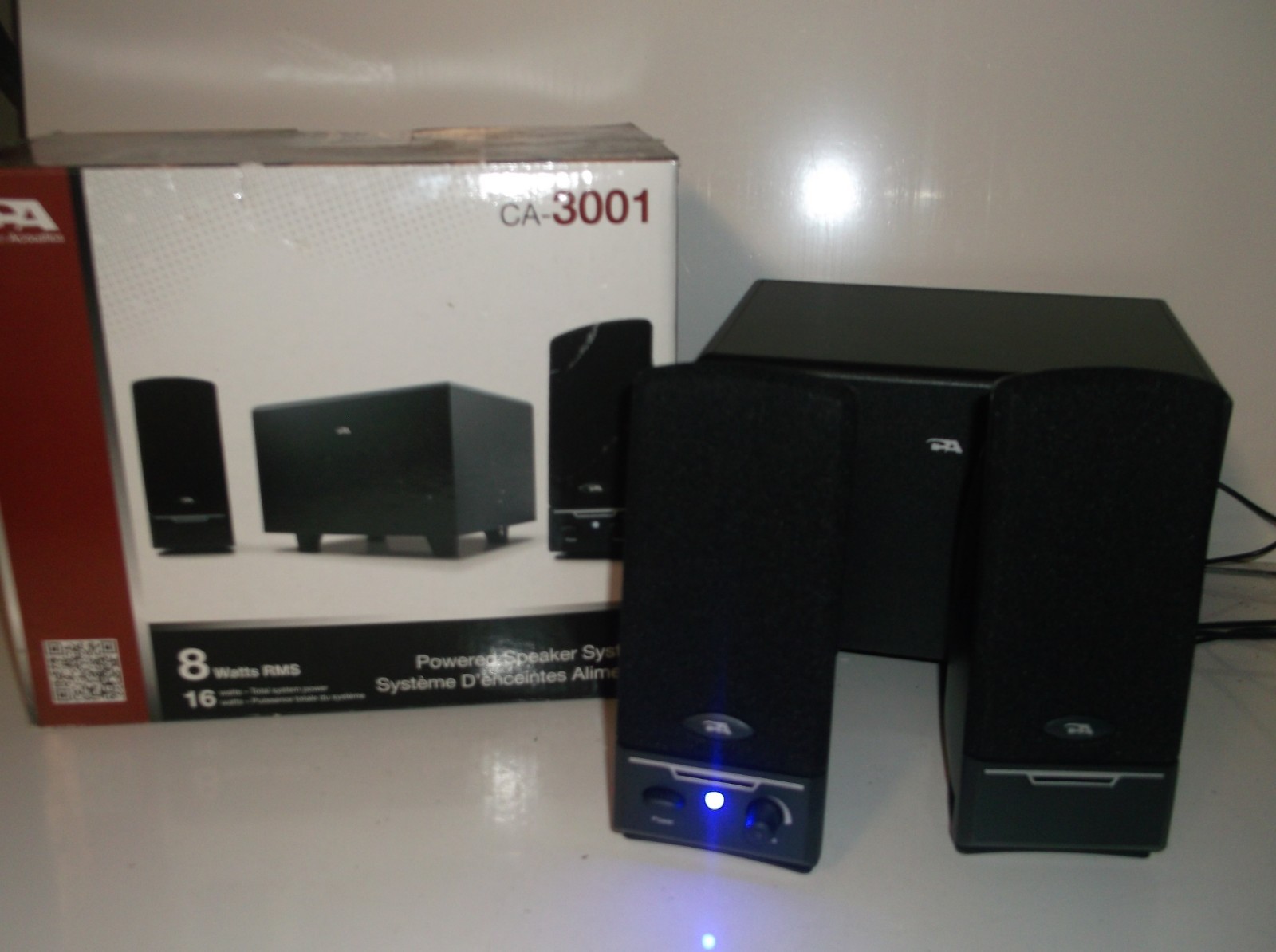 CA-3001 Cyber Acoustics powered Speakers System 646422000817