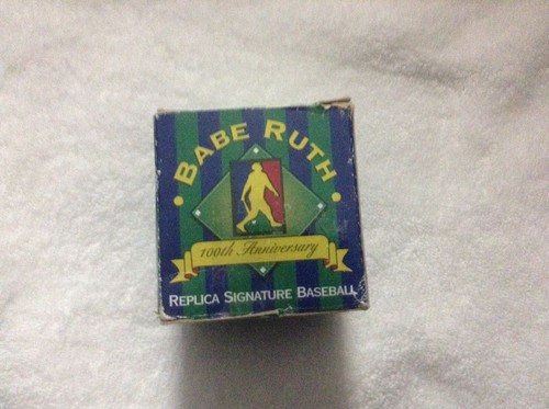 VTG Babe Ruth 100th Anniversary Replica Signature Baseball 1995