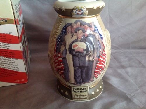 NEW- Miller Brewing Co.  Stein Norman Rockwell 2002 Package from Home