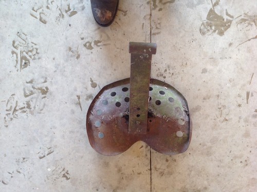 Vintage Metal Tractor Seat