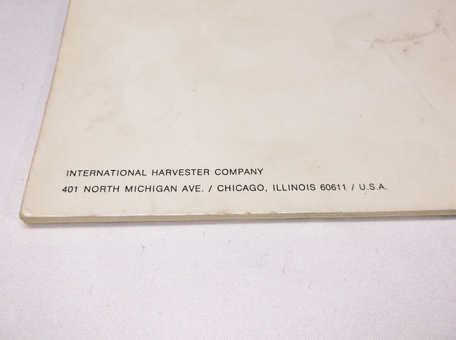 International Cub Cadet 582 Tractor Operator's Manual