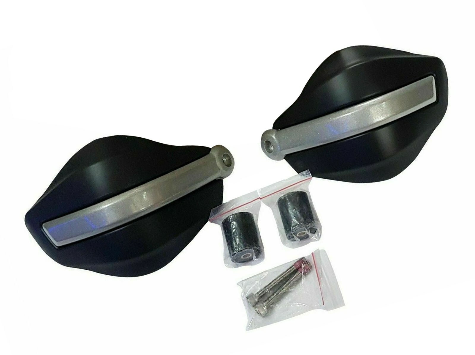 Fits Royal Enfield Himalayan 411 Hand Guard Kit With Clutch & Brake Lever Silver