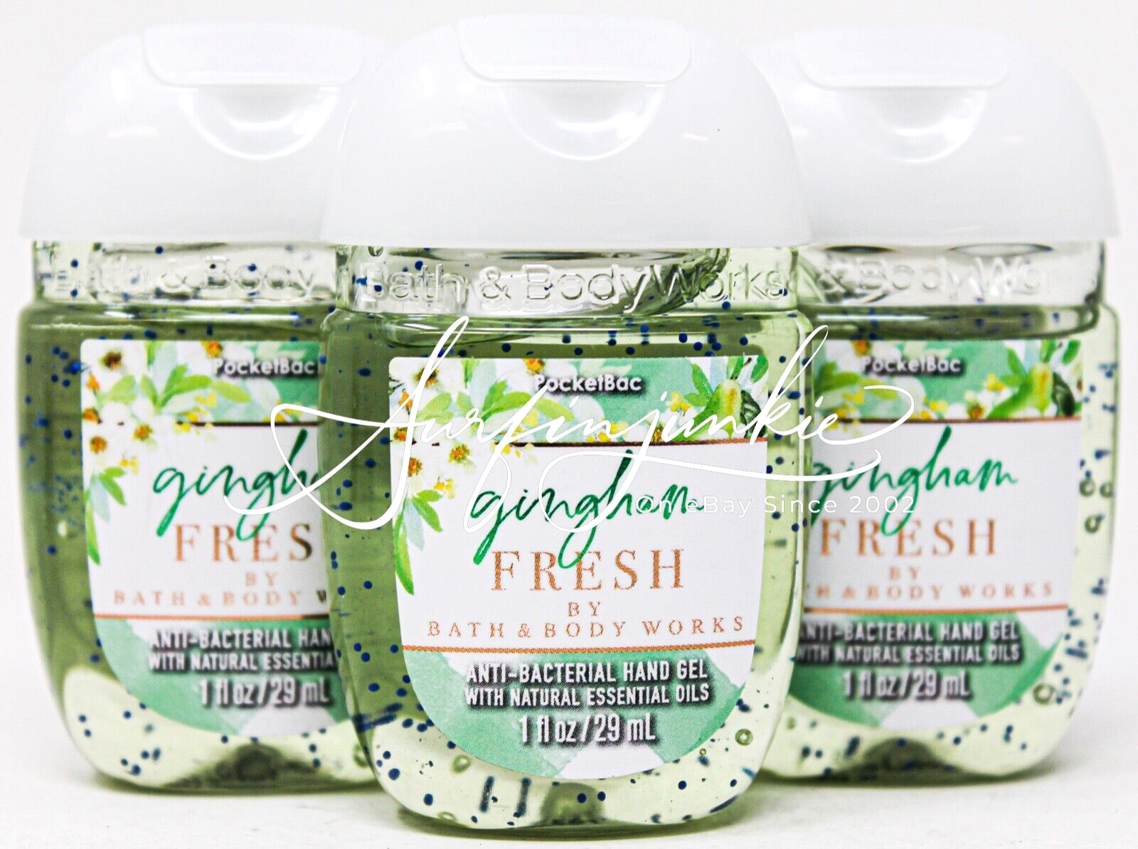 Bath & Body Works Pocketbac Hand Gel Antibacterial Gingham F