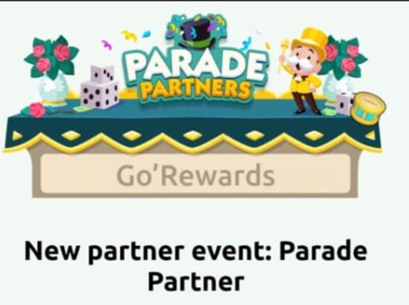 PRE ORDER Monopoly Go PARADE PARTNERS Event Full Carry Slot NO RUSH