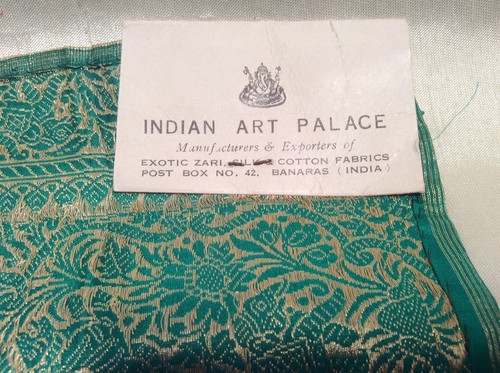 16S Vintage Indian Scarf/ Wrap with Original Tags Attached Made in India
