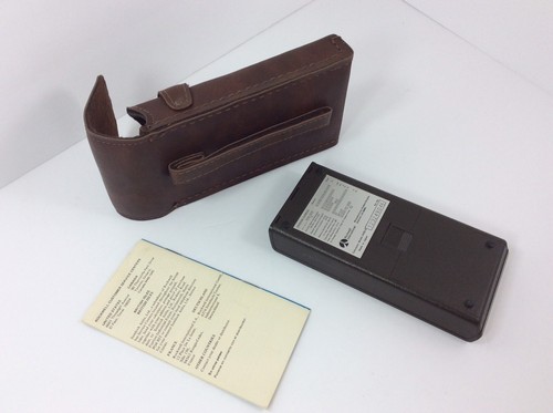 Vintage 1976 Rockwell 24RD Calculator With Case and Manual Fully Tested Works