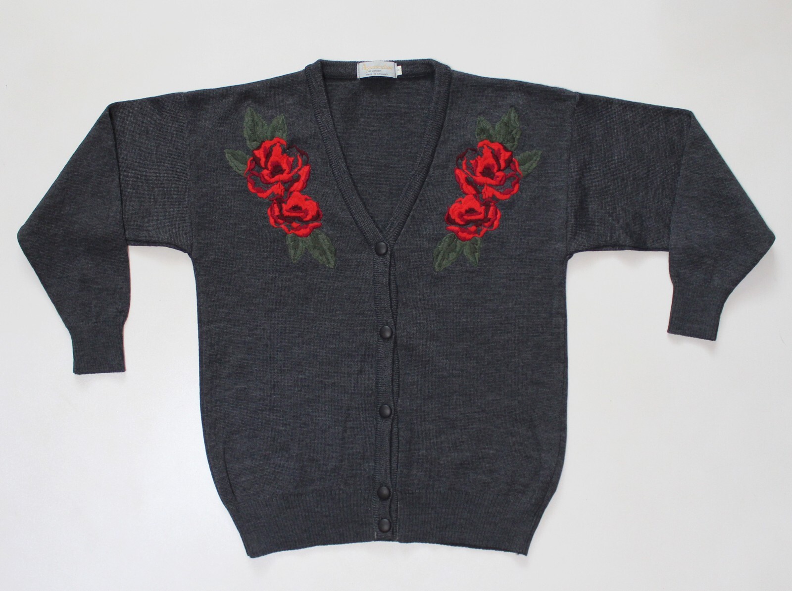 トップス 70s 80s Aquasqutum Cashmere Cardigan OG Aquascutum Cardigan - Etsy