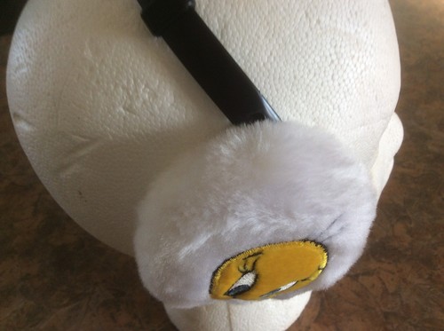 Looney Tunes TWEETY BIRD  Earmuffs Winter 3M Thinsulate Thermal Insulation