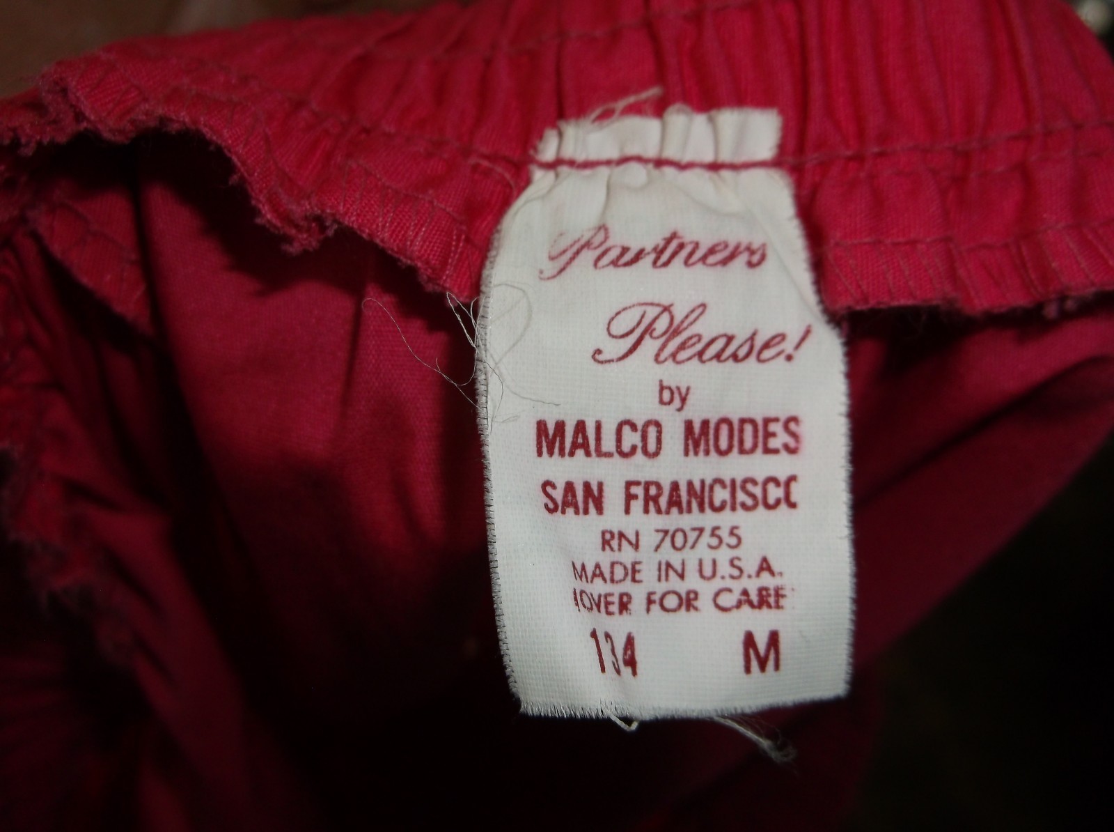 Partners Please by Malco Modes Vintage Square Dance Skirt Medium Pink Dancing