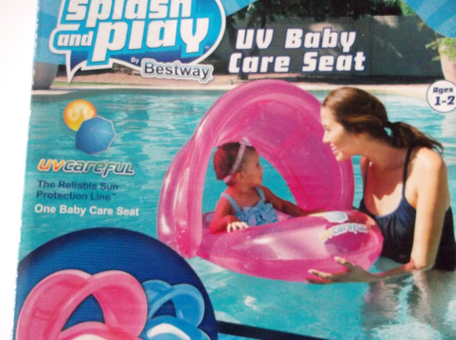 Splash and Play bestway UV Baby Care Seat