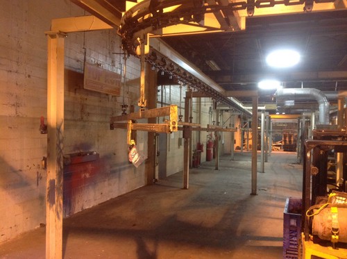 Industrial Paint Line Conveyor System