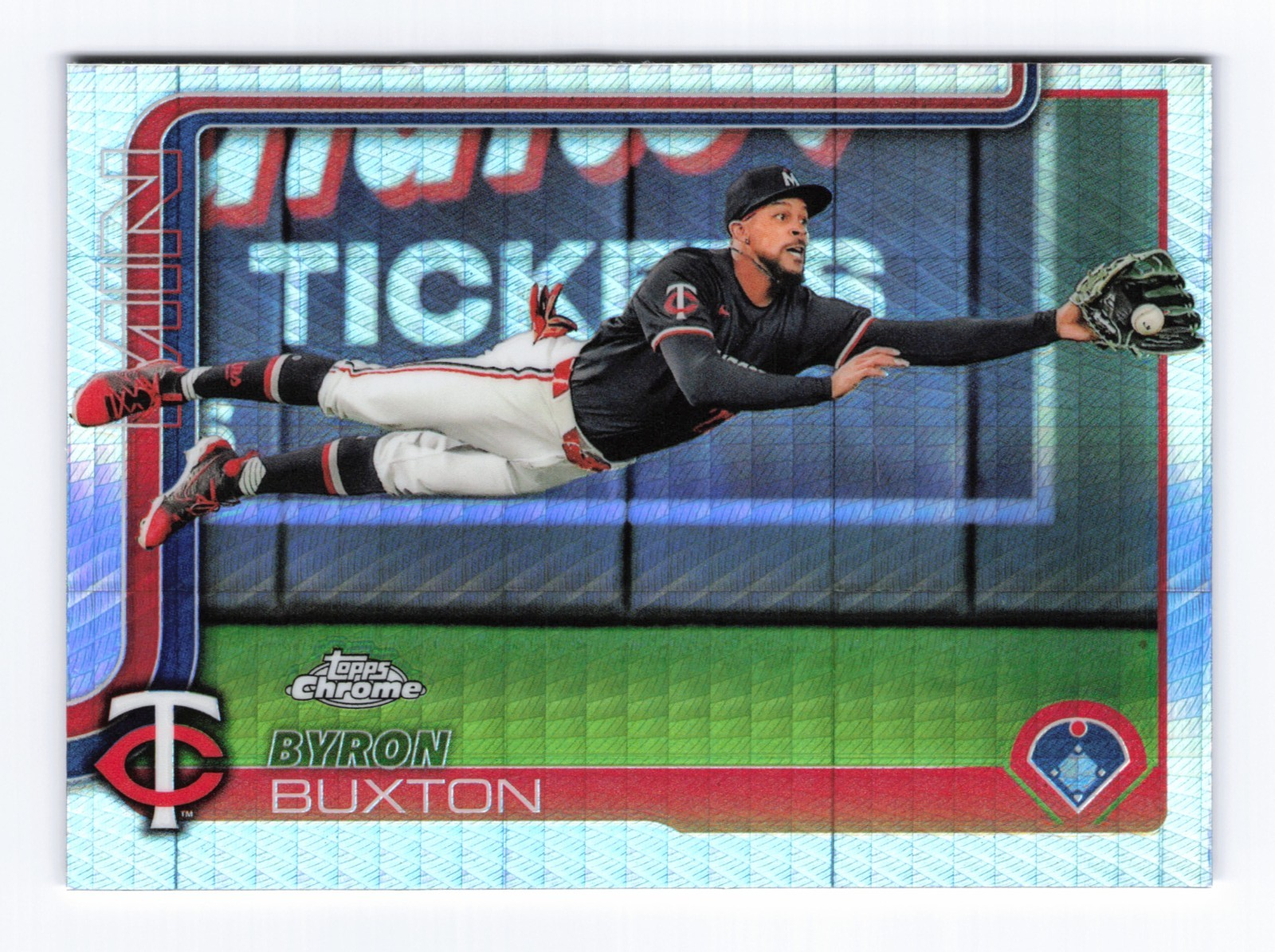 2025 TOPPS CHROME BYRON BUXTON PRIZM REFRACTOR #172 TWINS | eBay