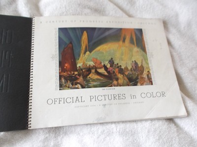 1934 CHICAGO CENTURY OF PROGRESS OFFICIAL PICTURE BROCHURE