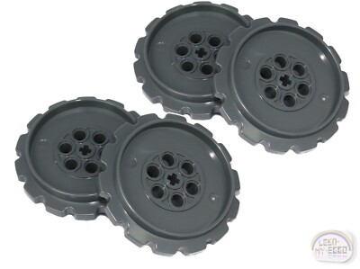 LEGO Technic - 4-Pc Ext Lg Track Sprocket Set - Black - New - 42529, Treads