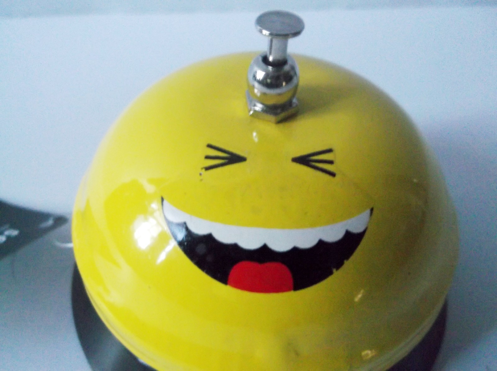 Emoji Service Bell, LOL, Desk Top, Service Counter - Yellow